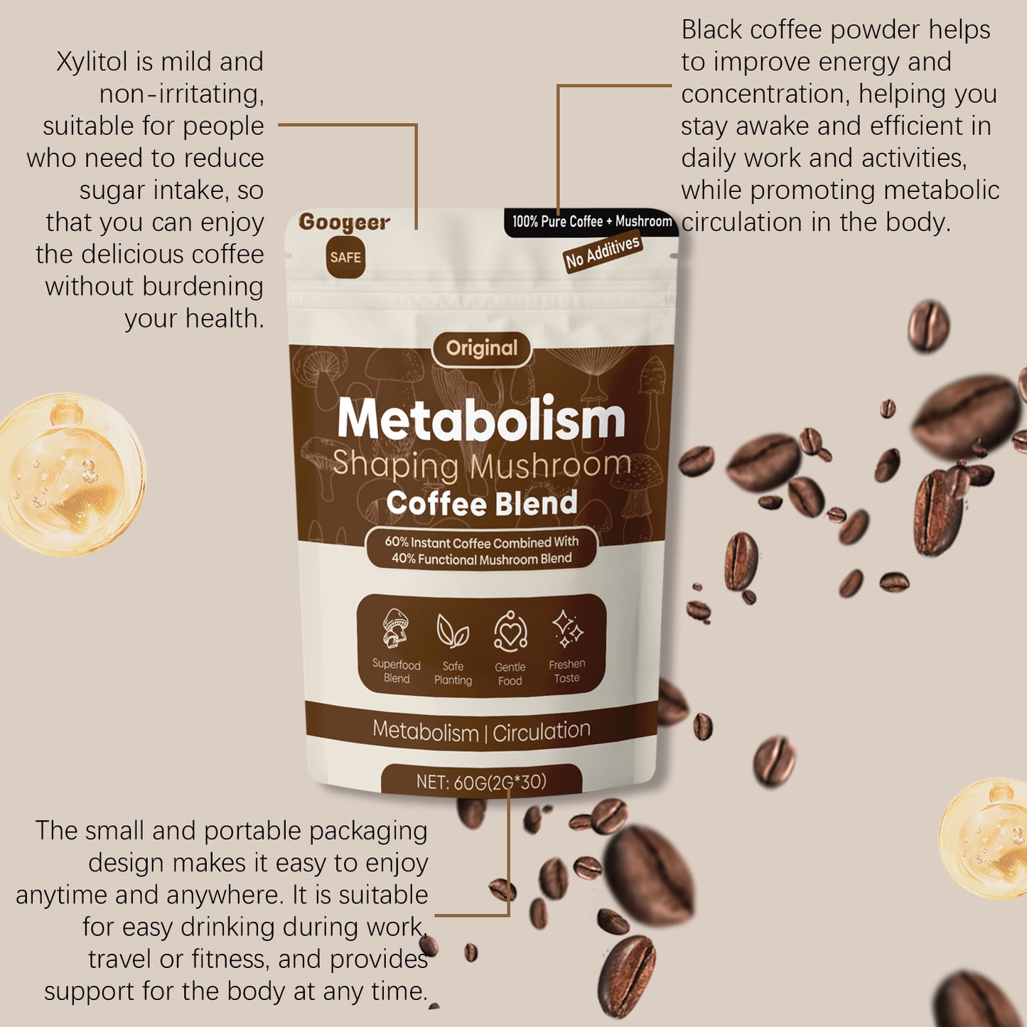 Metabolism Shaping Mushroom Coffee Blend