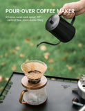 Drip pour over coffee tea set premium travel bag