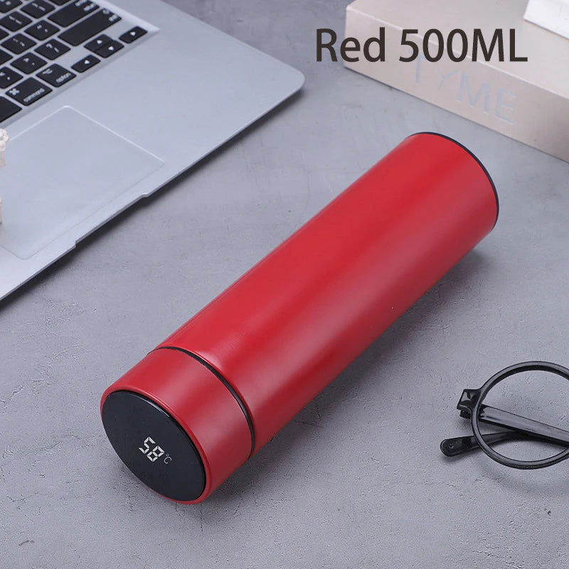 Digital Thermos Bottle Smart Cup With Temp. Display - The Crafted Cafe