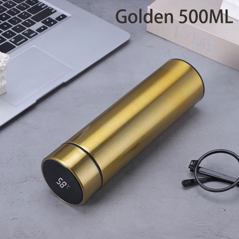 Digital Thermos Bottle Smart Cup With Temp. Display - The Crafted Cafe