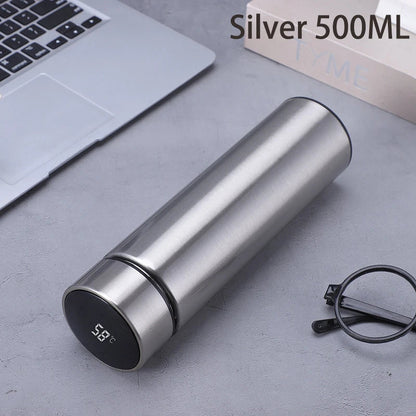 Digital Thermos Bottle Smart Cup With Temp. Display - The Crafted Cafe