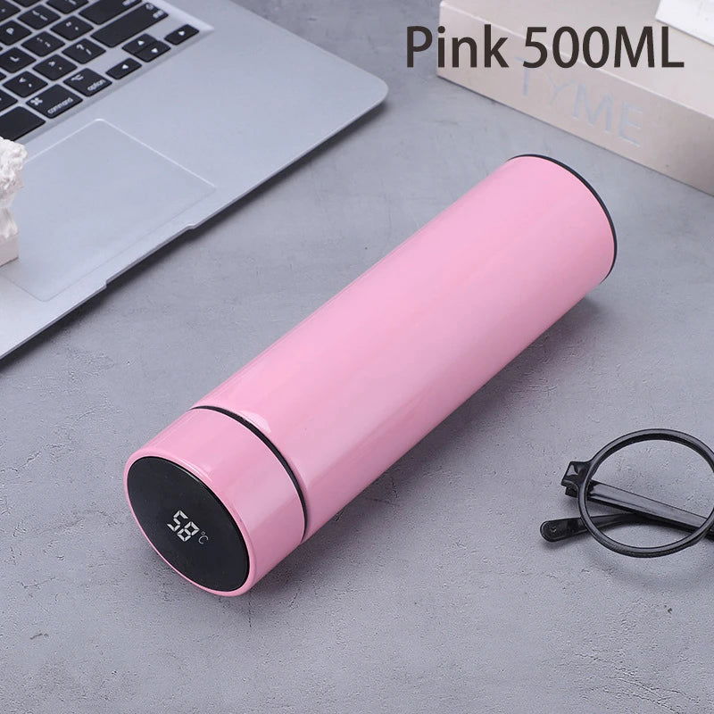 Digital Thermos Bottle Smart Cup With Temp. Display - The Crafted Cafe