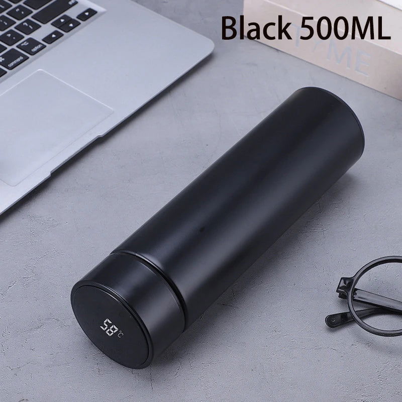 Digital Thermos Bottle Smart Cup With Temp. Display - The Crafted Cafe
