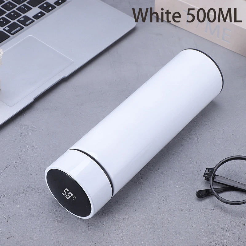 Digital Thermos Bottle Smart Cup With Temp. Display - The Crafted Cafe