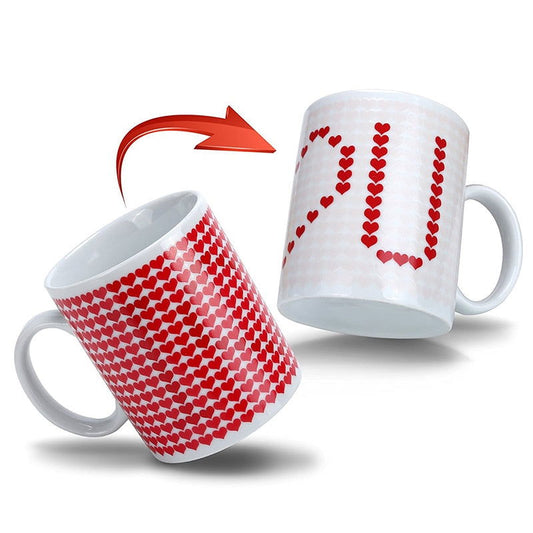 I love You Heat Sensitive Color Changing Coffee Tea Mug