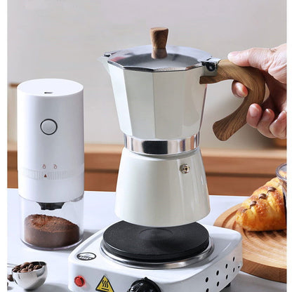 Thickened Octagonal Italian Cold Extraction Coffee Pot - The Crafted Cafe