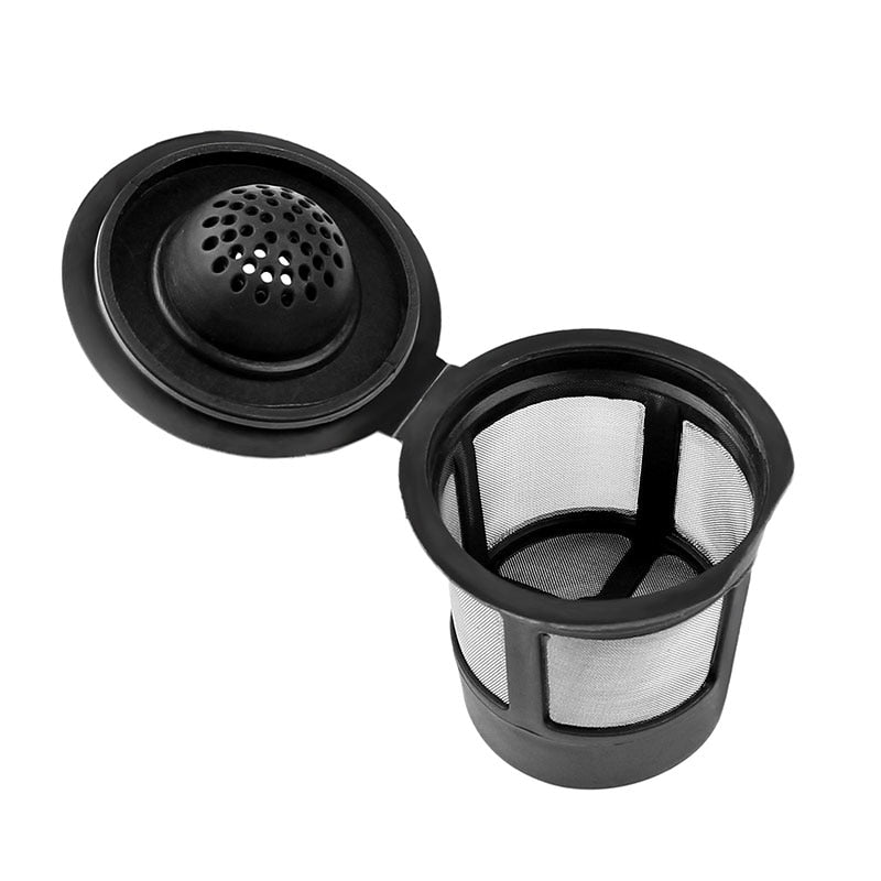 3Pcs/set Coffee&Tea Pod Filters Compatible With Keurig K Cup Coffee System Reusable Coffee Filter With A Coffee Spoon - The Crafted Cafe